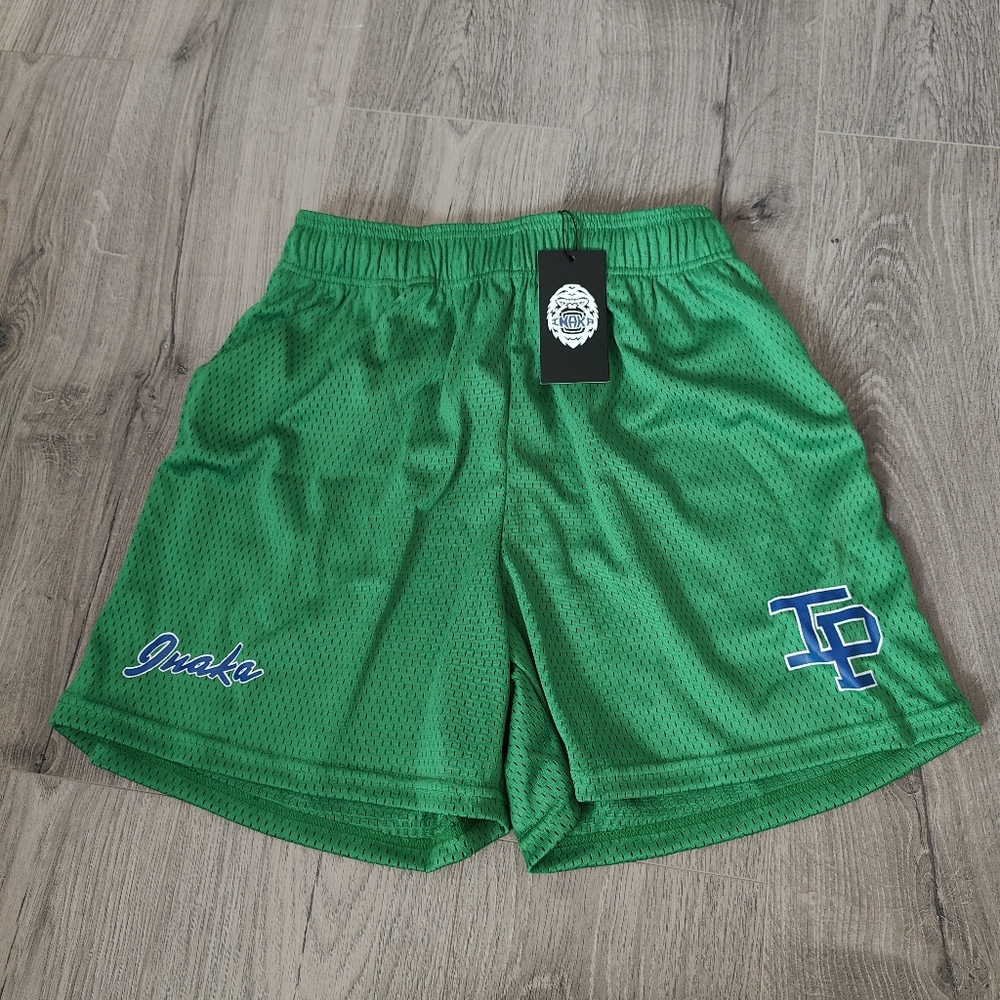 Green Inaka Active Shorts
